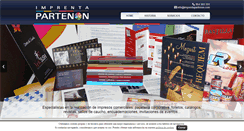 Desktop Screenshot of imprentapartenon.com